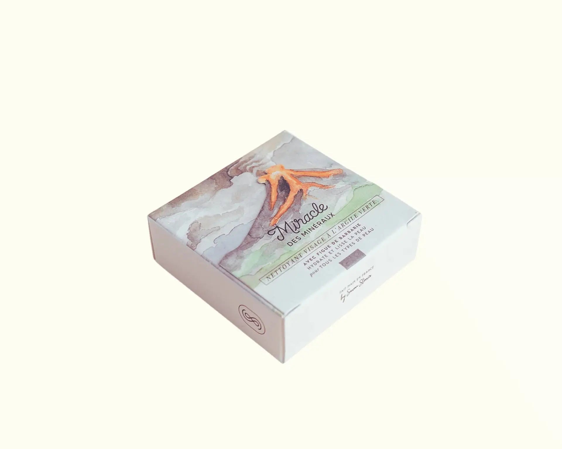 SAVON STORIES : Nettoyant visage à l'argile verte Miracle des Minéraux Bumpy