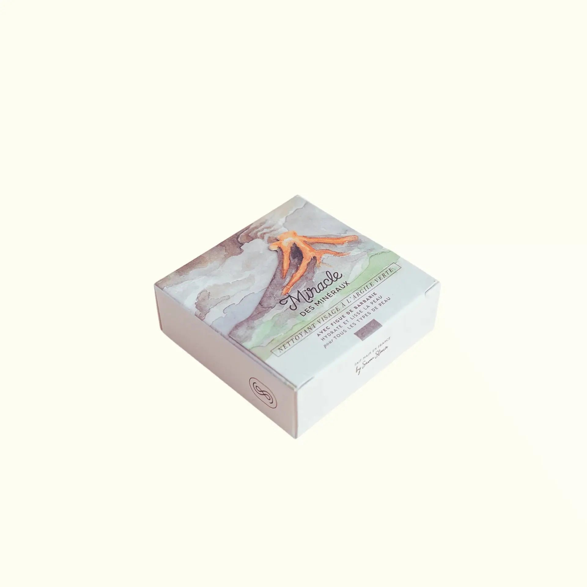 SAVON STORIES : Nettoyant visage à l'argile verte Miracle des Minéraux Bumpy