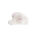 SENTARA : GUA SHA VISAGE - JADE BLANC CŒUR A DENTS Bumpy