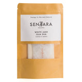 SENTARA : GUA SHA VISAGE - JADE BLANC CŒUR A DENTS Bumpy