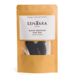 SENTARA : GUA SHA VISAGE - OBSIDIENNE NOIRE CŒUR A DENTS Bumpy