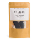 SENTARA : GUA SHA VISAGE - OBSIDIENNE NOIRE CŒUR A DENTS Bumpy