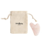 SENTARA : GUA SHA VISAGE - QUARTZ ROSE COEUR A DENTS Bumpy