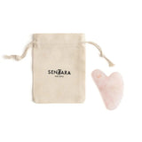 SENTARA : GUA SHA VISAGE - QUARTZ ROSE COEUR A DENTS Bumpy