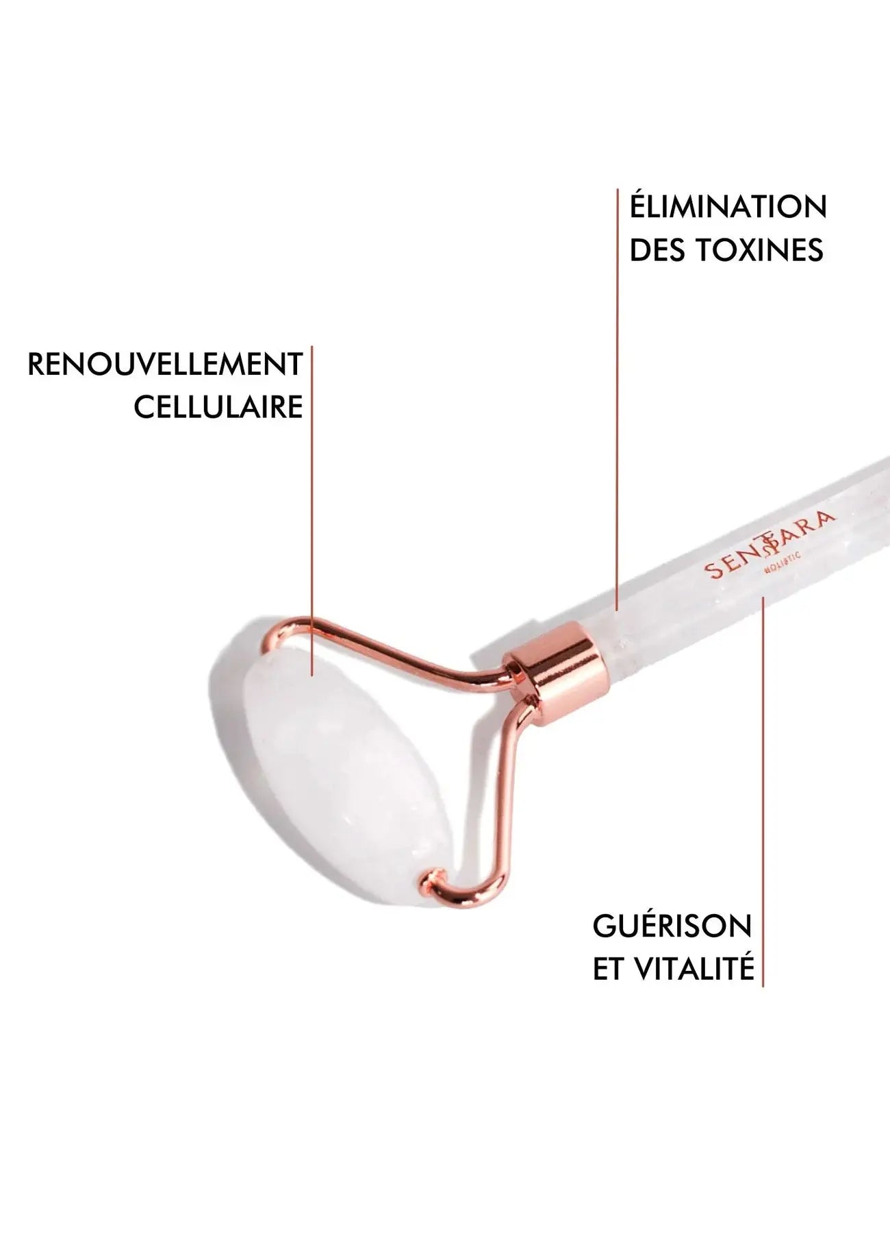 SENTARA : ROLLER VISAGE - CRISTAL DE ROCHE Bumpy