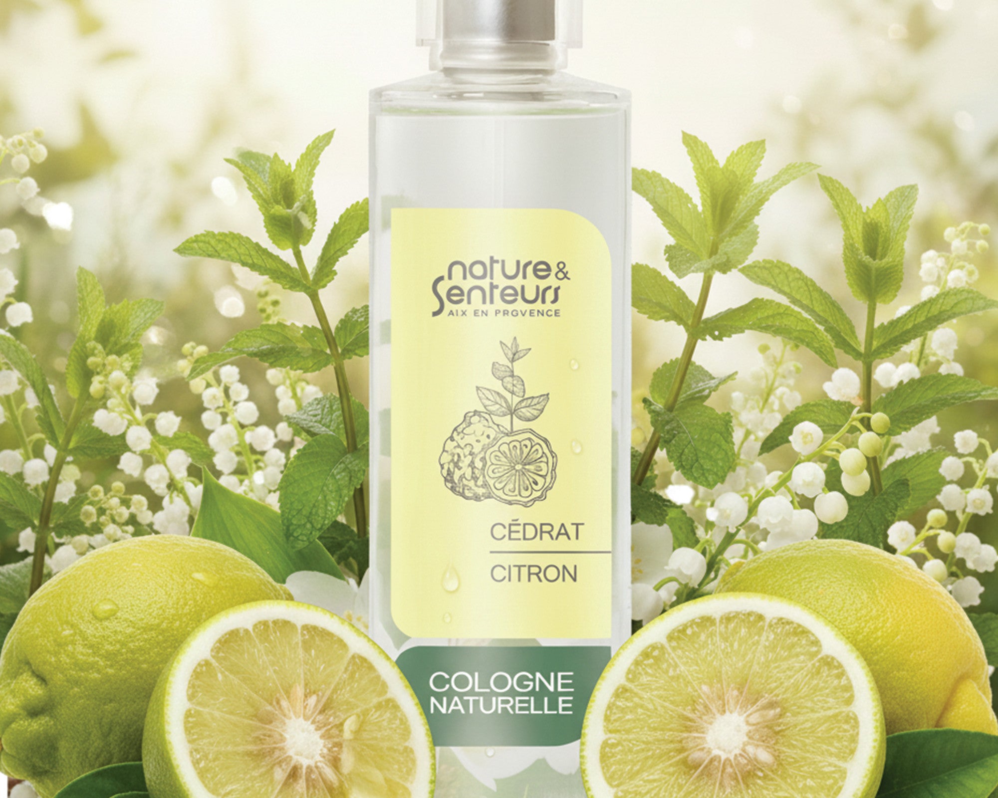 Nature et sens : Eau de Cologne - Parfum Cédrat - 100ml