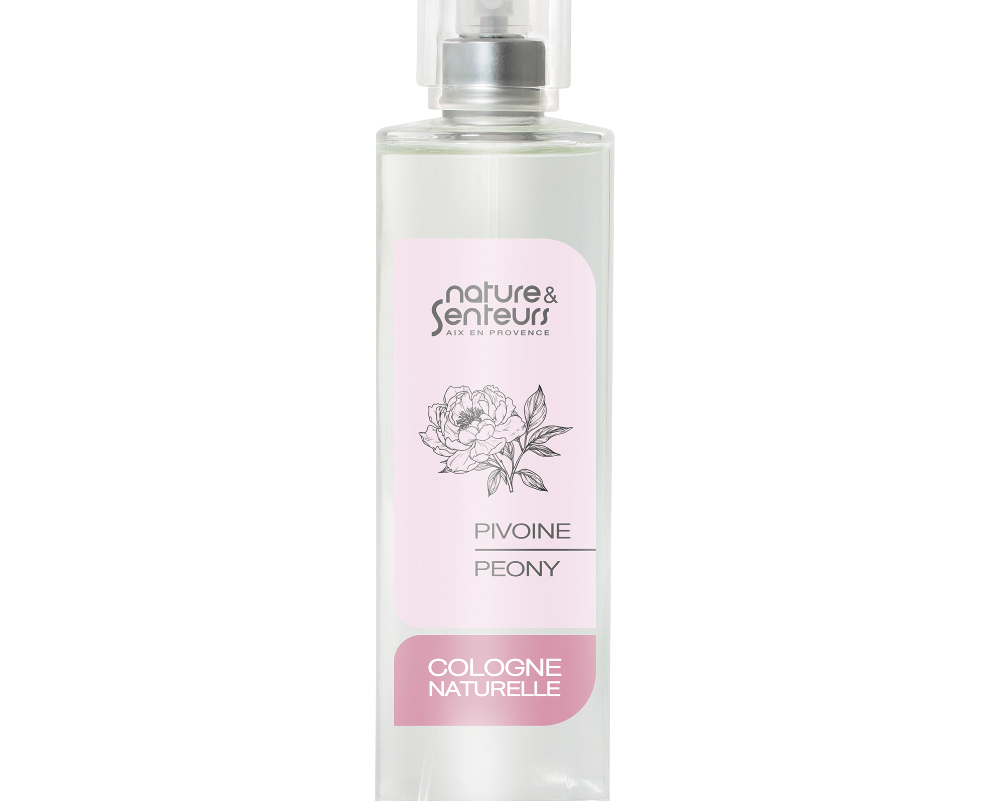 Nature et sens : Eau de Cologne - Parfum Pivoine - 100ml