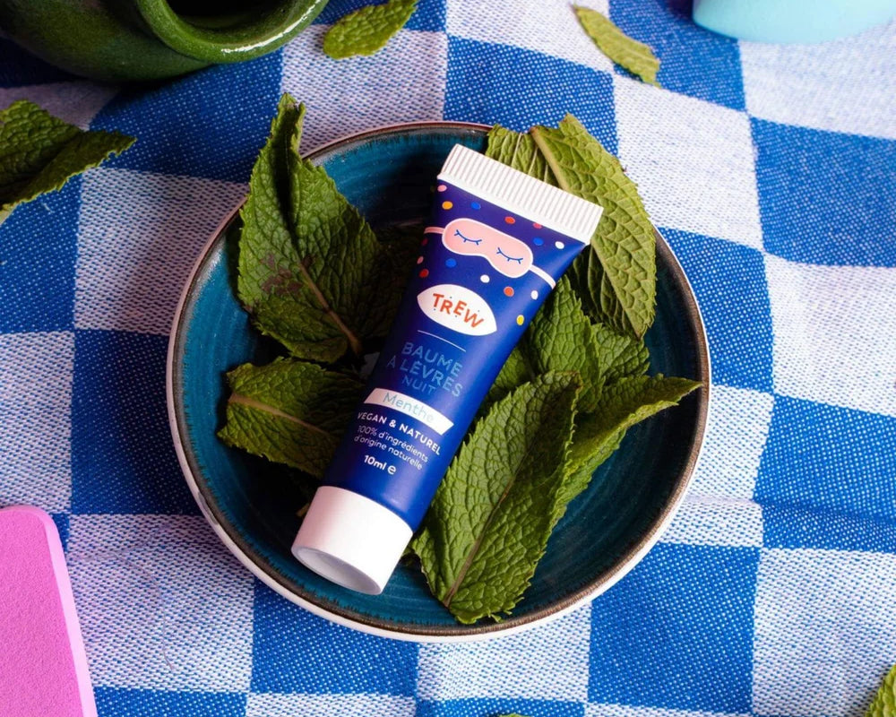 TREW Masque de nuit pour les lèvres - Menthe 